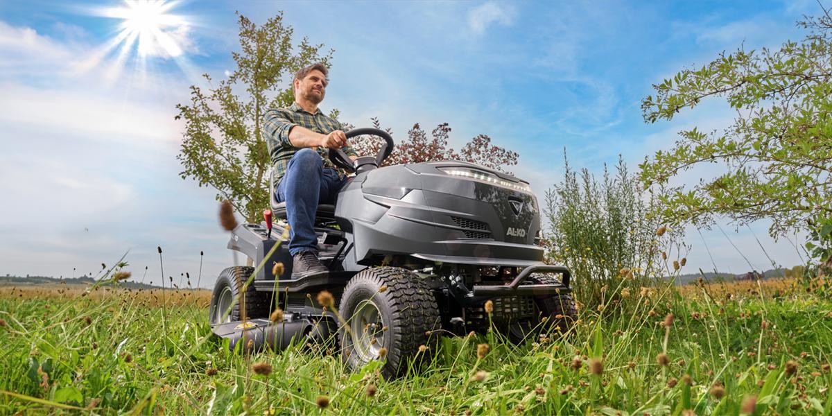 Al-ko vezetőüléses fűnyíró traktor